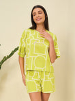 Chill Mode Short Set - Lime Punch