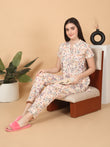 Wildflower Henley Pyjama Set - Cream
