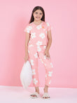 SoftCloud™ Daisy Dream Pyjama Set - Peach
