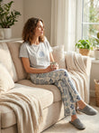 TruCotton™ Botanical PEACE Tee Set - Light Grey