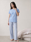 TruCotton™ La Dolce Vita Pyjama Set - Blue