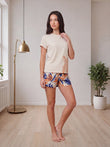 TruCotton™ Tropical Oasis Shorts Set - Butter