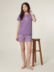 TruCotton™ Create Balance Shorts Set - Plum