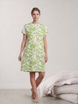TruCotton™ Geometric Nightdress - Turtle Green