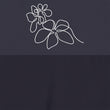 UltraLuxe™ Minimalist Floral Pyjama Set - Navy