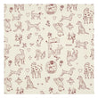 CottonEase™ Whimsical Doodles Pyjama Set - Swan White