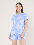 TruCotton™ Tropical Sloth Shorts Set - Blue