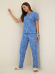 TruCotton™ Confetti Dots Pyjama Set - Cosmic Sky