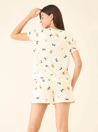 Snuggle Bows Shorts Set