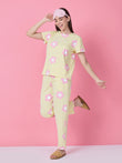 CottonEase™ Daisy Bloom Pyjama Set - Crystal Yellow