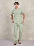 Jacquard Pyjama Set - Green