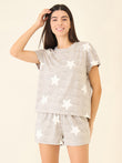 SoftCloud™ Starry Night Shorts Set - Grey Mel