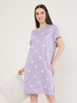 BambooSoft™ Bunny Friends Nightdress - Lavender