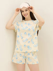 TruCotton™ Ice Cube Shorts Set - Light Yellow