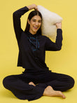 UltraLuxe™ Minions State of Mind Wide Leg Pyjama Set - Navy