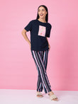 CottonEase™ Be With You Pyjama Set - Navy