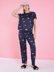 Playful Pups Pyjama Set - Navy