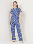 TruCotton™ Blossom Burst Pyjama Set - Navy