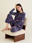 Celestial Night Pyjama Set - Night Navy
