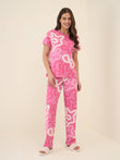 TruCotton™ Groovy Print Pyjama Set - Pink