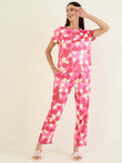 Playful Bloom Pyjama Set - Pink