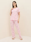 TruCotton™ Playful Pups Pyjama Set - Pink
