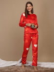 Sweetheart Pyjama Set - Red