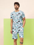 Abstract Reads Coords - Sea Green
