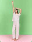 Snoopy Dreamy Pyjama Set - Sugar White