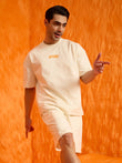 TerryFlex™ Garfield Days Shorts Set - Swan White