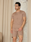 NapSoft™ Core Vibe Shorts Set - Taupe