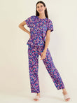 Sweet Hearts Pyjama Set - Violet