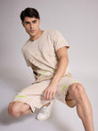 Beach Escape Shorts Set - White Sand
