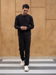 Core Vibe Tracksuit Set - Black