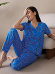 Dreamy Arcs Pyjama Set - Blue
