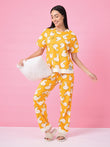 CottonEase™ Duck Pals Pyjama Set - Marigold