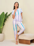 Cascade Calm Pyjama Set - Cream