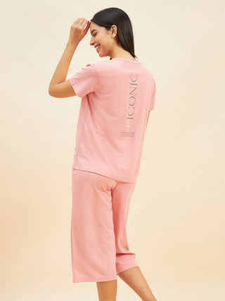 UltraLuxe<sup>TM</sup> Sweet Hearts Henley Capri Set