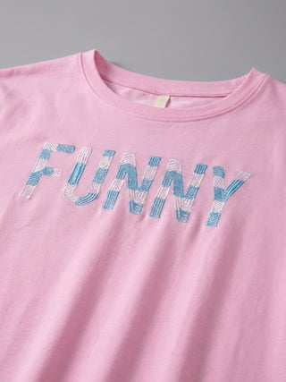 Funny Slogan Shorts Set