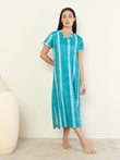 SoftCloud™ Tidal Wave Nightdress - Aqua