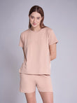 Positive Vibe Coord Set - Warm Taupe