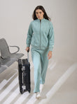 Urban Mosaic Oversized Coord Set - Pale Mint