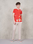 Pixel Gamer Coord Set - Ferry Red