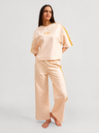 TerryFlex™ Garfield Icon Wide Leg Pyjama Set - Swan White