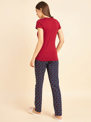 Home Heart Pyjama Set