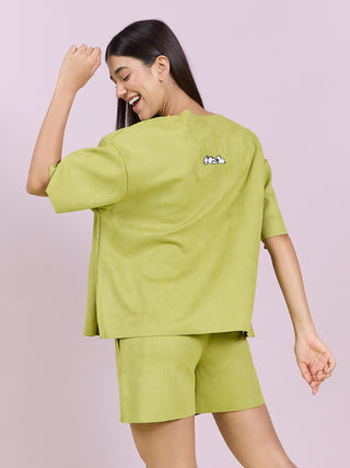 Snoopy Cozy Club Shorts Set