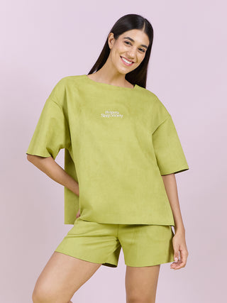 Snoopy Cozy Club Shorts Set