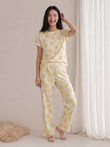 BambooSoft™ Lemon Zest Pyjama Set - Swan White