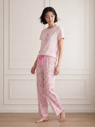 TruCotton™ Pink Graphic Pyjama Set