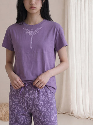 TruCotton<sup>TM</sup> Botanical Scribble Pyjama Set